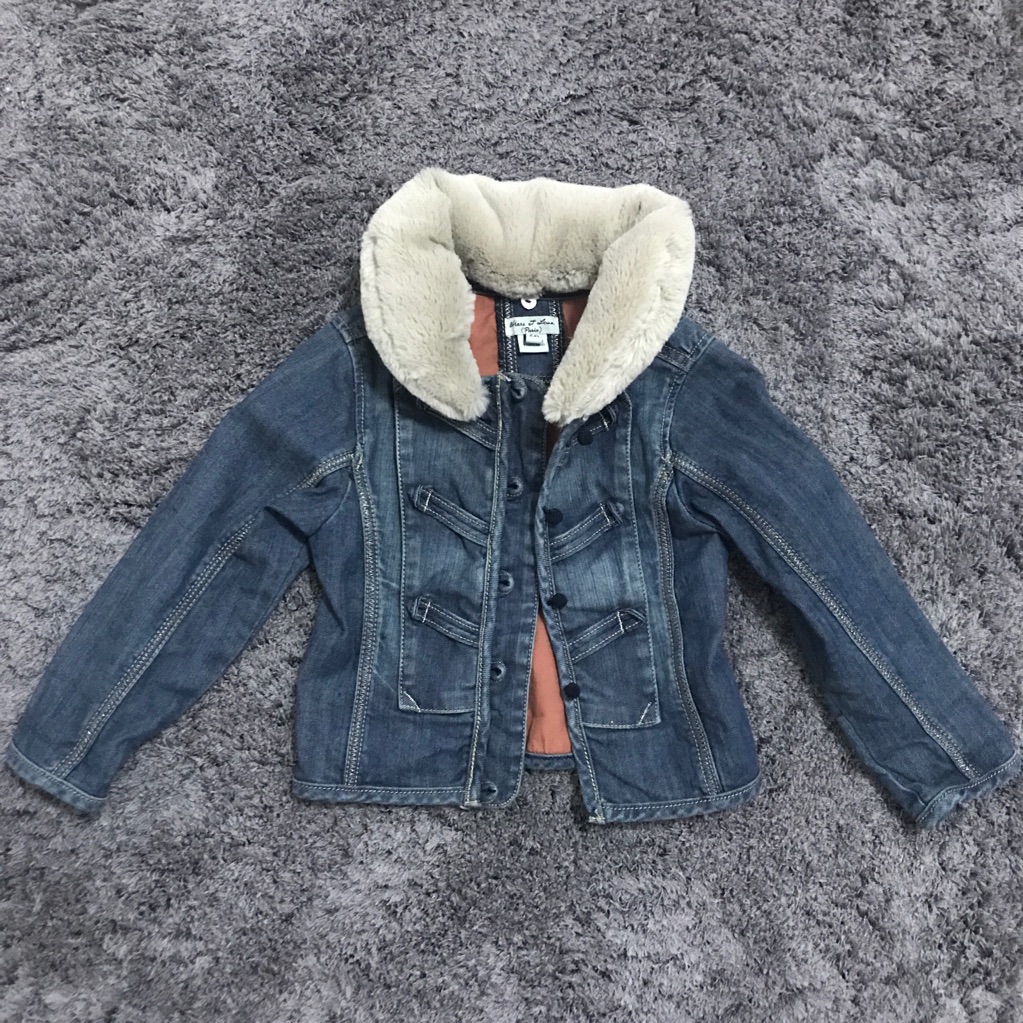 Eliane Et Lena Toddler Girls Denim Jacket